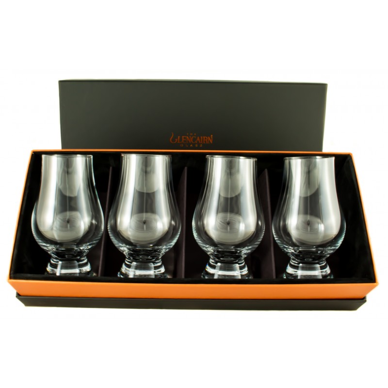 Lot de 2 Glencairn officiel de cristal Verres à Whisky dans une boîte de présentation 