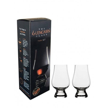 Le glencairn officiel les verre whisky-Lot de 2 twin pack, emballage cadeau